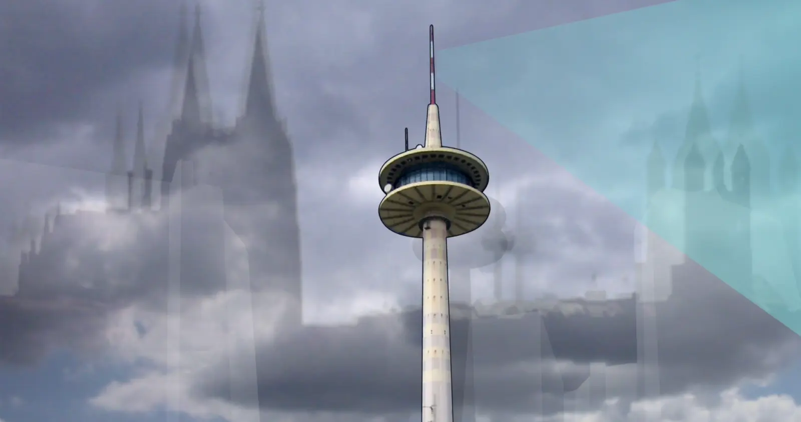 Colonius vor dem Kölner Dom